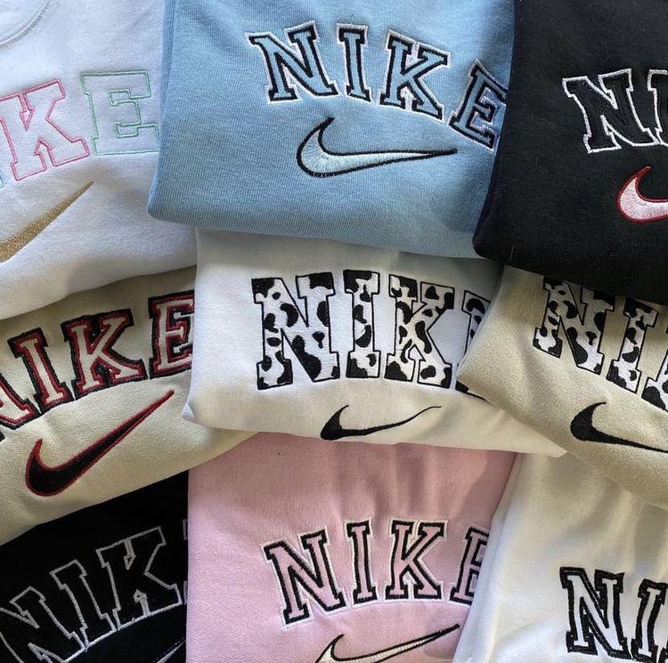 Funky Nike branded Crewneck